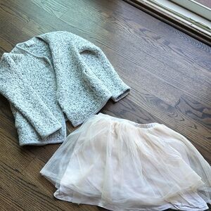 Crew cuts skirt and sweater